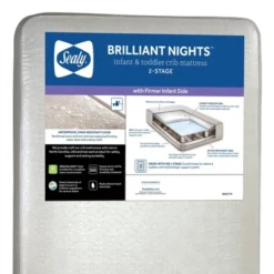 Sealy Brilliant Nights 2-Stage Dual Firmness Crib And Toddler Mattress -Nursery Furniture Store GUEST e95db9b2 8bc9 4950 8f93 88df808b3802