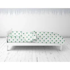 Bacati - Stars Green Muslin 4pc Toddler Bedding Set -Nursery Furniture Store GUEST e95e1079 76cf 41c4 a43c 6e8a508b3fe9