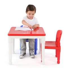 3pc 2 In 1 Square Activity Table With 2 Chairs Blue/Red - Humble Crew -Nursery Furniture Store GUEST ea1f4954 4746 4741 9367 4e173501e29d