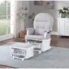 Suite Bebe Mason Glider & Ottoman - White/Woven Gray -Nursery Furniture Store GUEST f05ab264 040f 4776 a296 d22e8110f17f