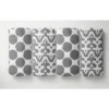 Bacati - Ikat Chevron White Grey Neutral 10 Pc Crib Set With 2 Crib Fitted Sheets 4 Muslin Swaddling Blankets -Nursery Furniture Store GUEST f13a0941 8534 4131 acd4 e17f4fa49aad