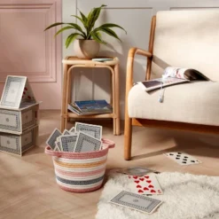 Striped Coiled Rope Kids' Storage Bin - Pillowfort™ 14 Striped Coiled Rope Kids' Storage Bin - Pillowfort™ -Nursery Furniture Store GUEST f34aa5dc 5c04 4334 a97a 7f1abceb89ea