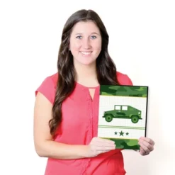 Big Dot Of Happiness Camo Hero - Army Military Camouflage Nursery Wall Art And Kids Room Decorations - Gift Ideas - 7.5 X 10 Inches - Set Of 3 Prints -Nursery Furniture Store GUEST f3f11393 9e4b 4052 9121 f21a1f90e3f4