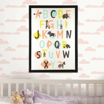 RoomMates Framed Wall Poster Prints Alphabet 4 RoomMates Framed Wall Poster Prints Alphabet - Image 2