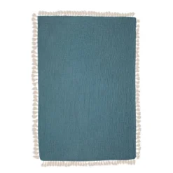 Crane Baby 6-Layer Muslin Baby Blanket With Tassel Edge