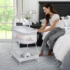 Delta Children Curve Bassinet - White And Gray 2 Delta Children Curve Bassinet - White And Gray -Nursery Furniture Store GUEST f73cd074 3e49 4739 b4c4 bb8eb7306ab3