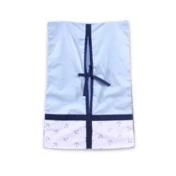Bacati - Little Sailor Anchor Boat Blue Navy 6 Pc Crib Bedding Set With Long Rail Guard Cover -Nursery Furniture Store GUEST f8477187 75e4 44bc bb87 d74ebf271213