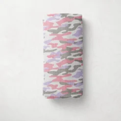 Jungle Safari Girls Lilac/Coral 2 Pack Muslin Swaddling Blanket -Nursery Furniture Store GUEST f88c1a6a bf19 4ada bfdd af03ccfe2ff6