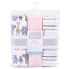 Hudson Baby Infant Girl Quilted Cotton Swaddle Wrap 3pk, Pink Safari, 0-3 Months -Nursery Furniture Store GUEST fc72c847 b0b7 4dbc 932c 0461731d6e17