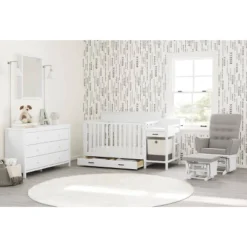 Storkcraft Arizona 4-in-1 Convertible Crib And Changer